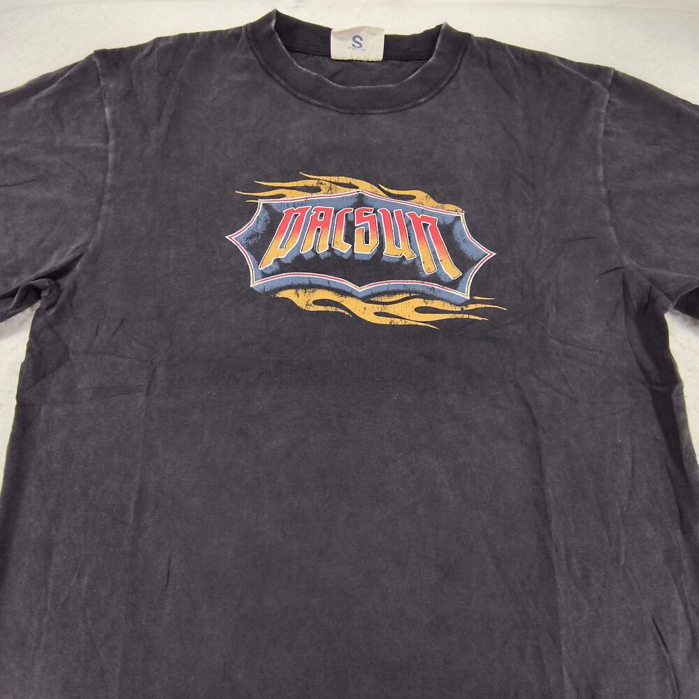 PacSun Casual Crew Neck Short Sleeve T Shirt Mens Size Small S Black